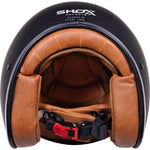 Shox Classic Solid Open Face ECE R22.06 Motorcycle Helmet