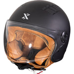 Shox Jetstream Solid Open Face ECE R22.06 Motorcycle Helmet