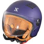 Shox Jetstream Solid Open Face ECE R22.06 Motorcycle Helmet