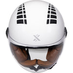 Shox Jetstream Solid Open Face ECE R22.06 Motorcycle Helmet