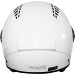 Shox Jetstream Solid Open Face ECE R22.06 Motorcycle Helmet