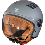 Shox Jetstream Solid Open Face ECE R22.06 Motorcycle Helmet