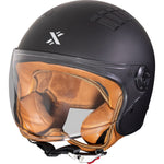 Shox Jetstream Solid Open Face ECE R22.06 Motorcycle Helmet