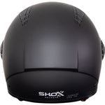 Shox Jetstream Solid Open Face ECE R22.06 Motorcycle Helmet