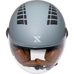 Shox Jetstream Solid Open Face ECE R22.06 Motorcycle Helmet