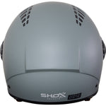 Shox Jetstream Solid Open Face ECE R22.06 Motorcycle Helmet