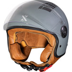 Shox Jetstream Solid Open Face ECE R22.06 Motorcycle Helmet