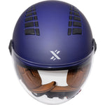 Shox Jetstream Solid Open Face ECE R22.06 Motorcycle Helmet