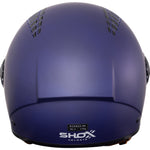 Shox Jetstream Solid Open Face ECE R22.06 Motorcycle Helmet