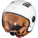 Shox Jetstream Solid Open Face ECE R22.06 Motorcycle Helmet