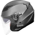 Shox Defender Carbon Open Face ECE R22.06 Motorcycle Helmet