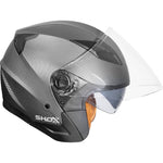 Shox Defender Carbon Open Face ECE R22.06 Motorcycle Helmet