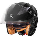 Shox Defender Solid Open Face ECE R22.06 Motorcycle Helmet