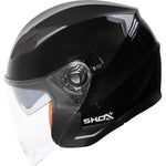 Shox Defender Solid Open Face ECE R22.06 Motorcycle Helmet