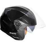 Shox Defender Solid Open Face ECE R22.06 Motorcycle Helmet