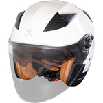 Shox Defender Solid Open Face ECE R22.06 Motorcycle Helmet