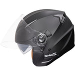 Shox Defender Solid Open Face ECE R22.06 Motorcycle Helmet