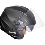 Shox Defender Solid Open Face ECE R22.06 Motorcycle Helmet