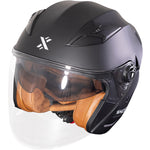 Shox Defender Solid Open Face ECE R22.06 Motorcycle Helmet