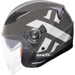 Shox Defender-X Open Face ECE R22.06 Motorcycle Helmet