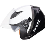 Shox Defender Patrol Open Face ECE R22.06 Motorcycle Helmet