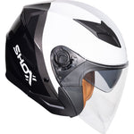 Shox Defender Patrol Open Face ECE R22.06 Motorcycle Helmet