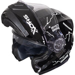 Shox Destination Route Flip Front ECE R22.06 Motorcycle Helmet