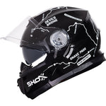 Shox Destination Route Flip Front ECE R22.06 Motorcycle Helmet