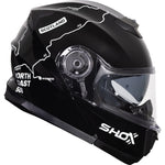 Shox Destination Route Flip Front ECE R22.06 Motorcycle Helmet