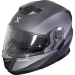 Shox Destination Carbon Flip Front ECE R22.06 Motorcycle Helmet