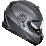 Shox Destination Carbon Flip Front ECE R22.06 Motorcycle Helmet