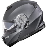 Shox Destination Carbon Flip Front ECE R22.06 Motorcycle Helmet