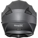 Shox Destination Carbon Flip Front ECE R22.06 Motorcycle Helmet