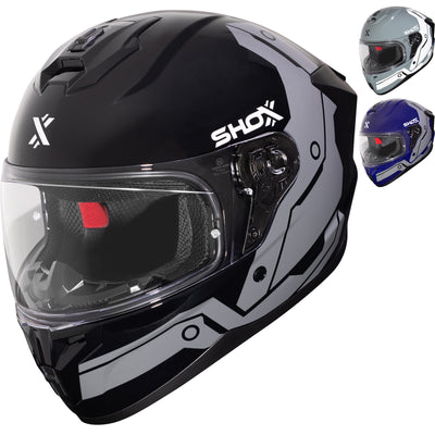 Shox Apex Tech ECE R22.06 Motorcycle Helmet