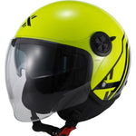 Shox Interceptor SV Delta Open Face Motorcycle Helmet