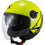 Shox Interceptor SV Delta Open Face Motorcycle Helmet