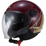 Shox Interceptor SV Delta Open Face Motorcycle Helmet