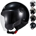 Shox Interceptor Open Face Motorcycle Helmet