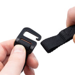 Oxford Atlas G-Hook Self-Tensioning Straps Black (Pair)