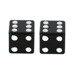 Oxford Lucky Dice Valve Caps Black (OX760)