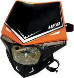 UFO Stealth 12V Headlight With LED Side Lights - Orange/ Black