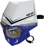 UFO Stealth 12V Headlight With LED Side Lights - White/ Blue