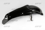 UFO Enduro Rear Fender With Tail Light - Yamaha YZ 125/250 2002-14 - Black