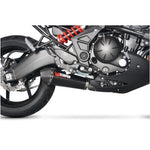 Scorpion Serket Taper Carbon Oval Exhaust - Kawasaki Versys 650 Full System 2015-Current