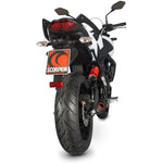 Scorpion Serket Taper Carbon Oval Exhaust - Kawasaki Versys 650 Full System 2015-Current