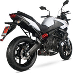 Scorpion Serket Taper Titanium Oval Exhaust - Kawasaki Versys 650 Full System 2015-Current