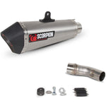 Scorpion Serket Taper Carbon Oval Exhaust - Ducati Scrambler 800 2015 - 2021