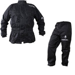 Richa Rain Warrior Motorcycle Jacket and Trousers Black Kit