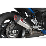 Scorpion Serket Taper Satin Titanium Oval Exhaust - Suzuki GSX-S1000 inc FA 2015 - 2020