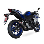 Scorpion RP-1 GP Satin Titanium Round Exhaust - Yamaha YZF R3 & R25 14-Current